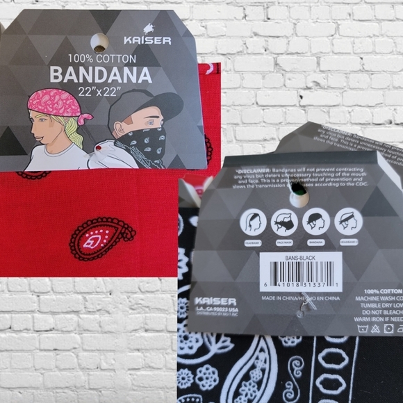 NWT/Paisley Bandanas (pack of 4) - Picture 2 of 4